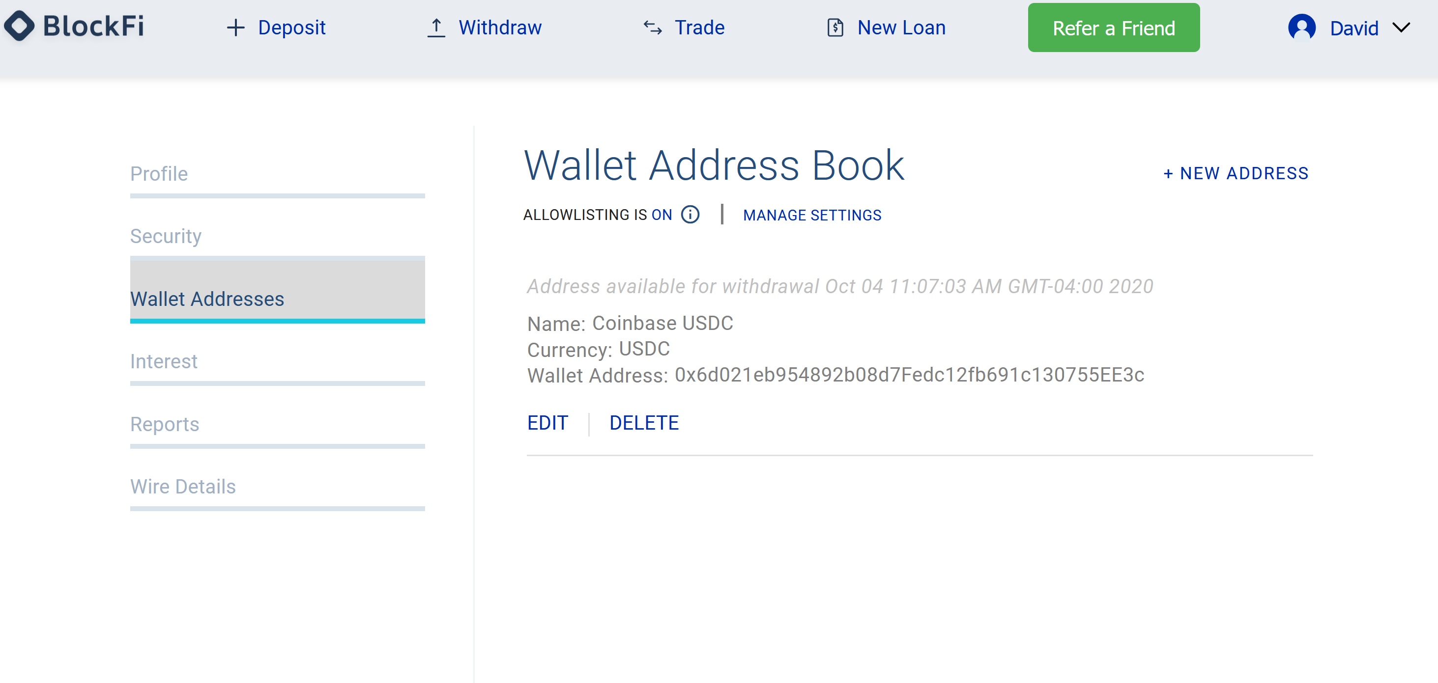 BlockFi Allowlist